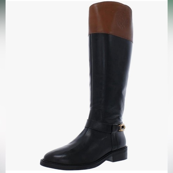 Vince Camuto Kable Two Tone Tall Riding Boots - Picture 1 of 10